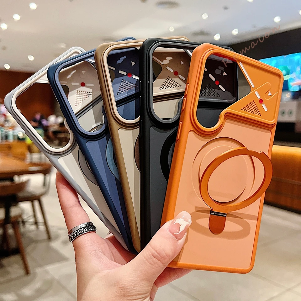 Luxury Magnetic Phone Case for Samsung Galaxy S26 Ultra S26 Plus S26Ultra Magsafe Official Matte Len Camera Protector Cover - view 6