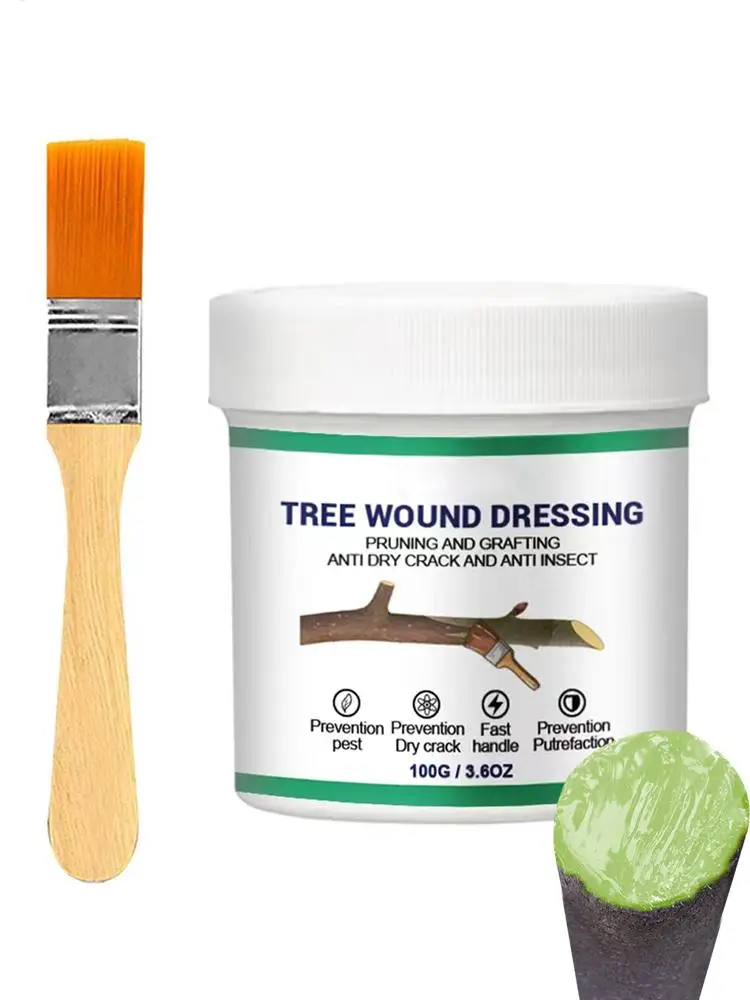 100g Tree Wound Sealer Garden Tree Pruning Healing Paste Multifunctional Tree Wound Pruning Sealer Bonsai Gardening Sealer