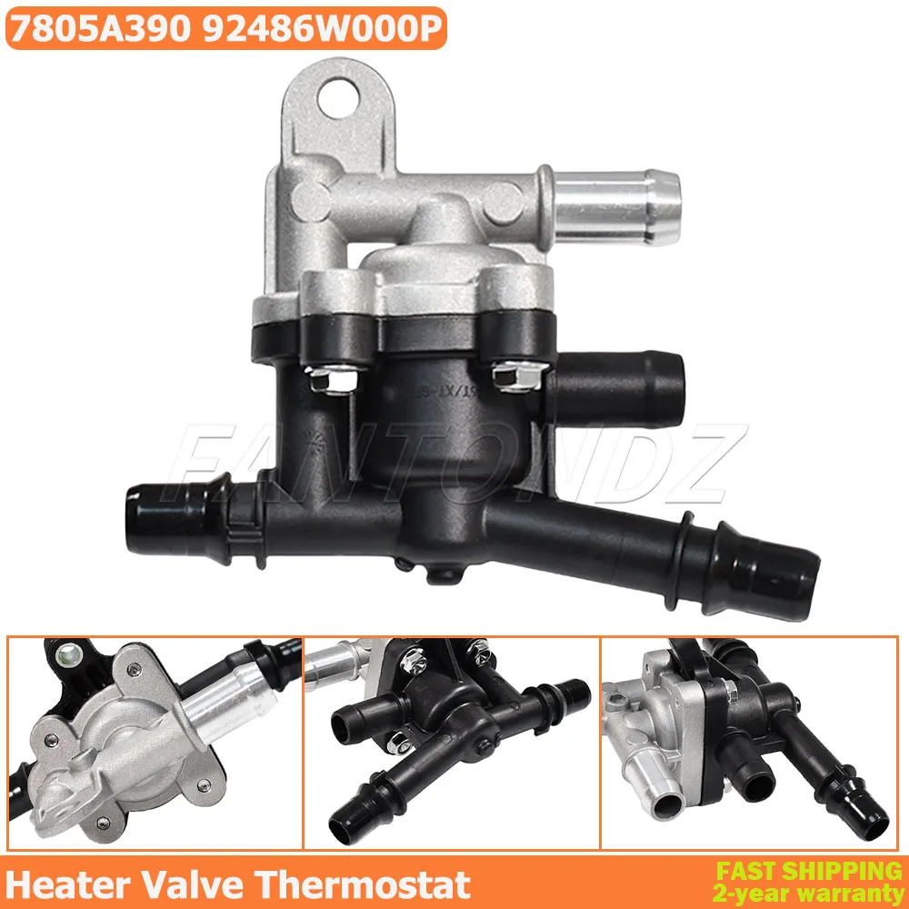 

Heater Valve Thermostat For Mitsubishi Outlander Phev Hybrid GG2W Valve Hydraulic 7805A390 92486W000P Plug in parts