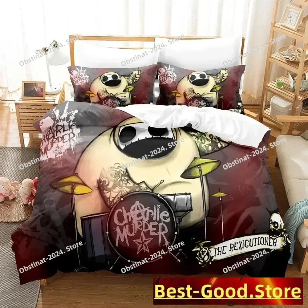 

Комплект постельного белья Charlie Murder Single Twin с принтом и наволочкой, пододеяльник, мягкий односпальный двойной королевский супер King Size, спальня