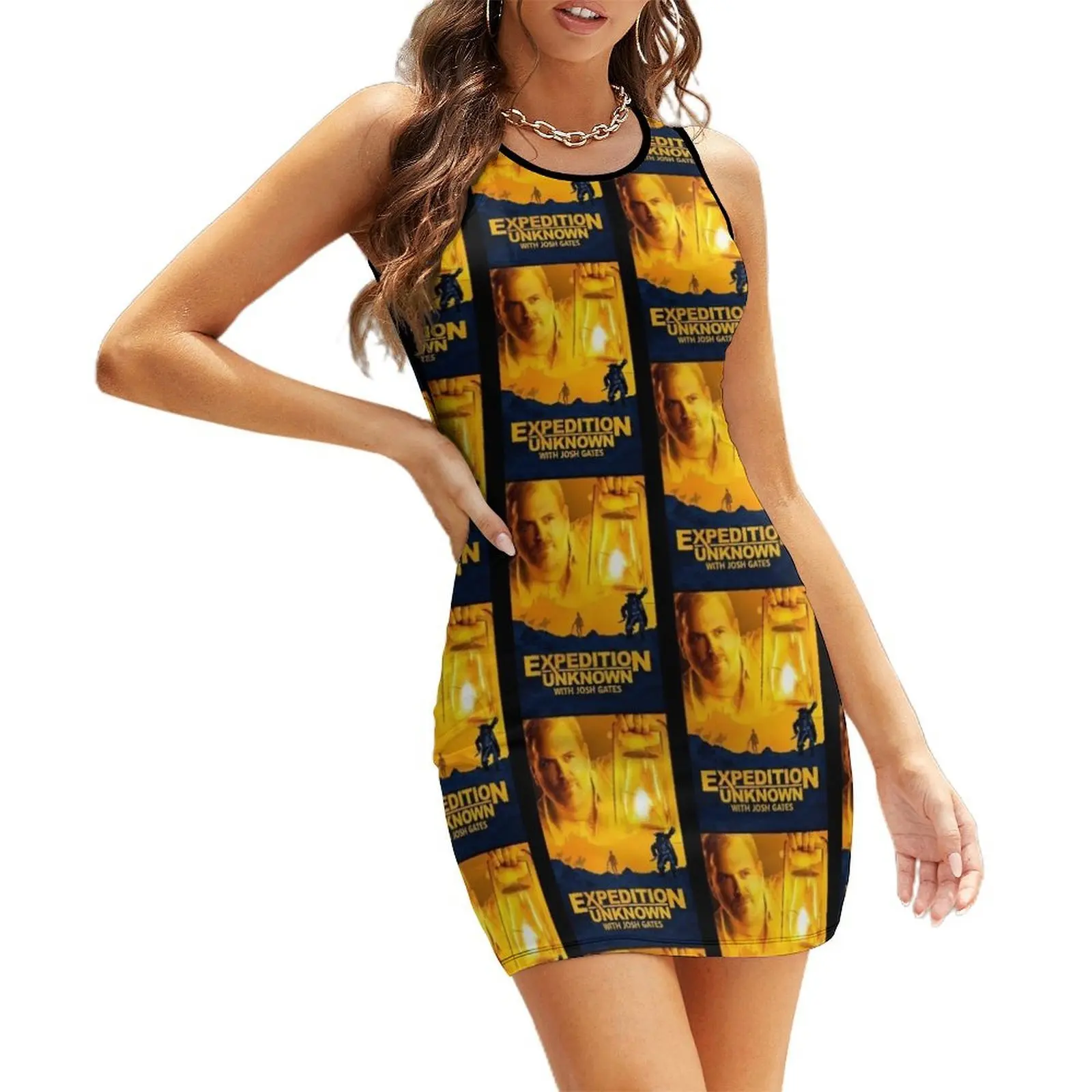 

Josh Gates High Quality Sleeveless Sundress ceremony dresses Clothing Dress for pregnant women