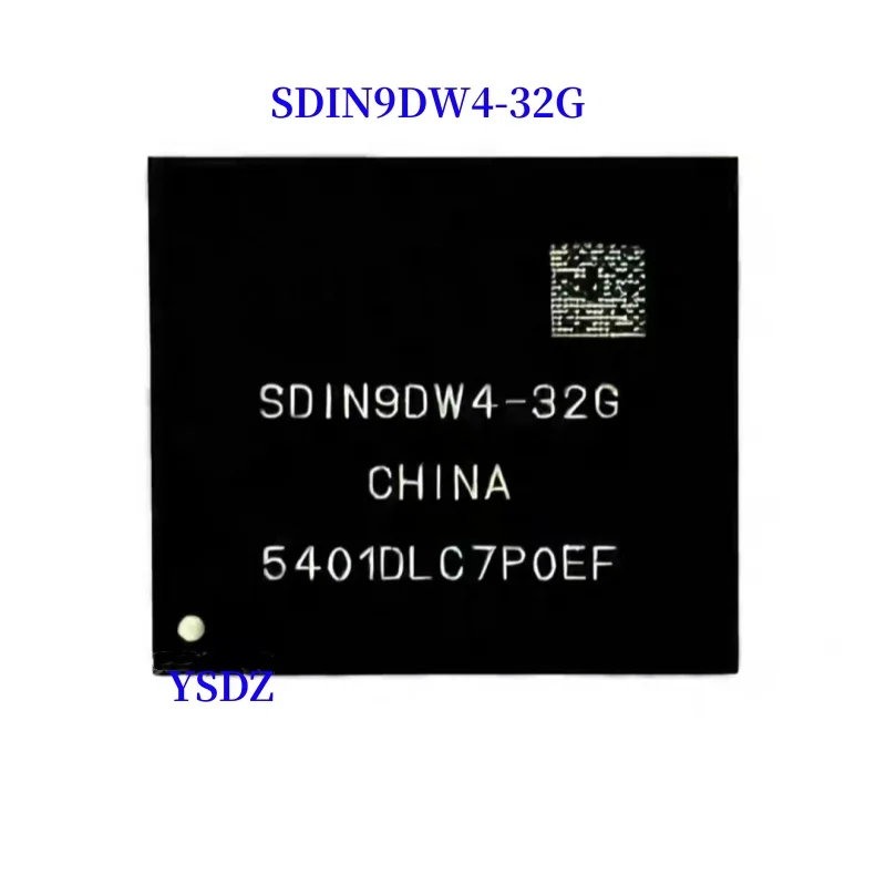 

100% New Original SDIN9DW4-32G BGA EMMC SDIN9DW4 32G (1-10piece)