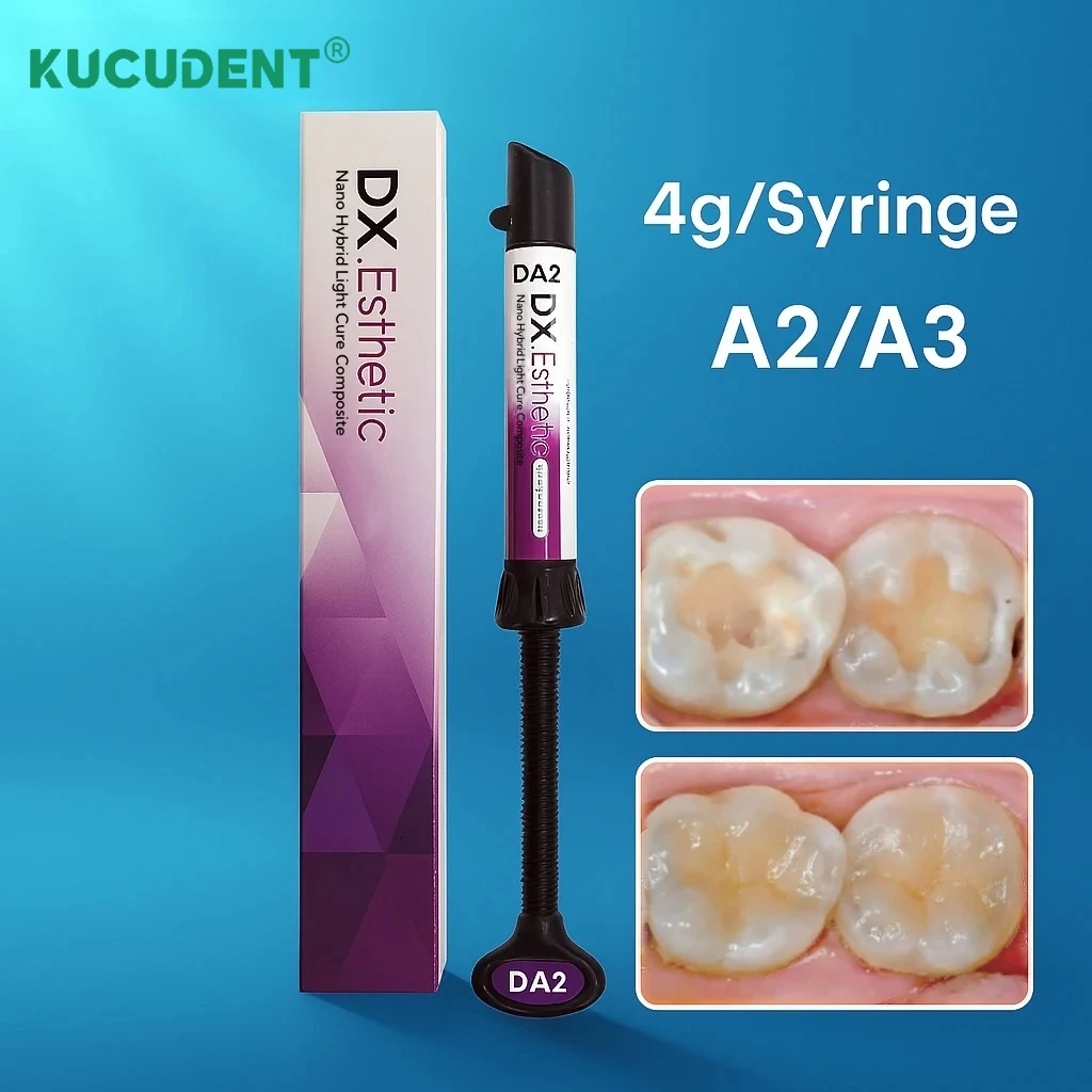 4g/Syringe Dental Composite Resin Posterior Nano Hybrid Light Curing Resin Solid Materials Flowable Restorative Filling Material
