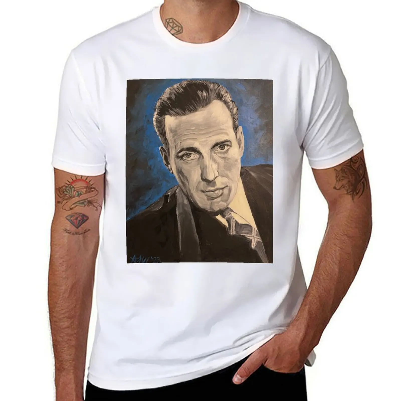 

Humphrey Bogart T-Shirt man t shirt heavy cotton t shirt for man 100 percent cotton