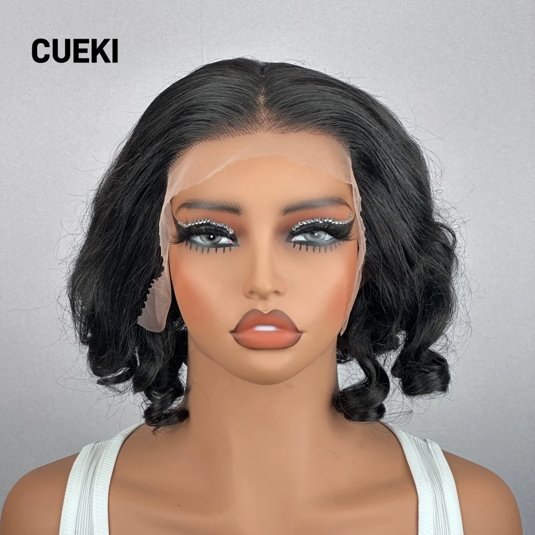 200%Density 13*4 Lace Front Wig Pre-pulled Hairline Drift Knot Processing European and American Women's Wig Chemical Fiber Wig Synthetic Wig  Lace Front Wigs for Women