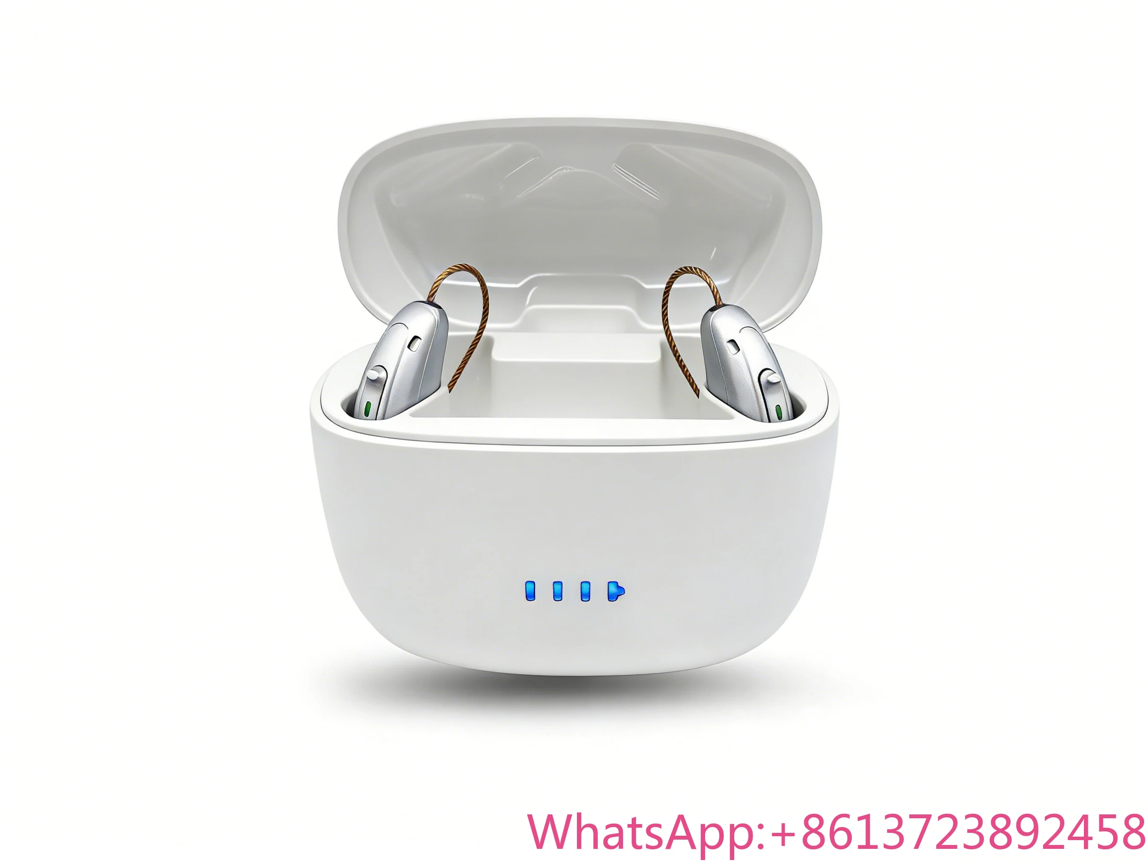 

Wholesale OEM/ODM UV Design 16 Channels Noise Cancelling Rechargeable APP Control Hearing Aids with Low Feedback Audio Streaming