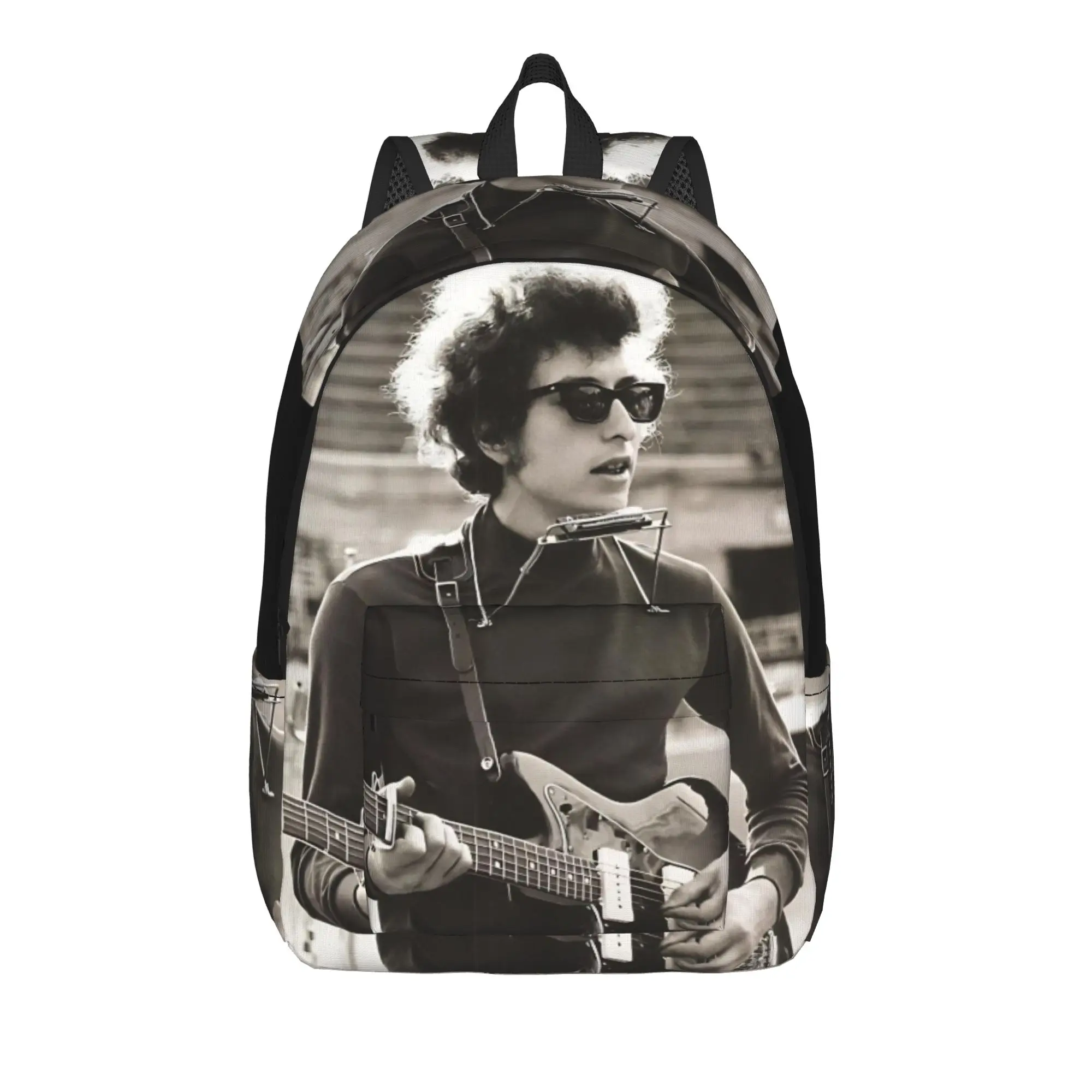 Bob Dylan Singer Fashion Backpack Sports High School Business  Daypack for Men Women Laptop Computer Shoulder Bag