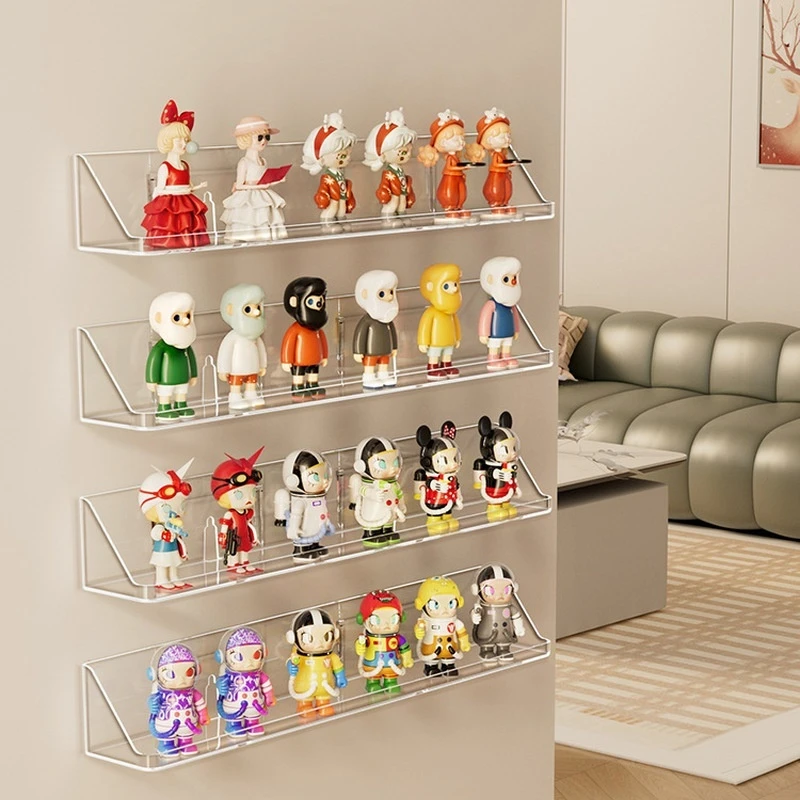 Doll Blind Box Display Rack Wall Hanging Wall Storage Rag Doll Display Box Transparent Acrylic Lego Figure Storage Rack Storage