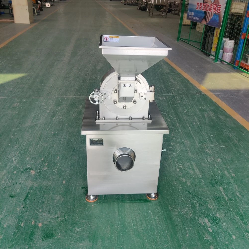 

High Efficiency Chili Pepper Garlic Ginger Spice Powder Making Equipment Stainless Steel Spice Grinding Machine