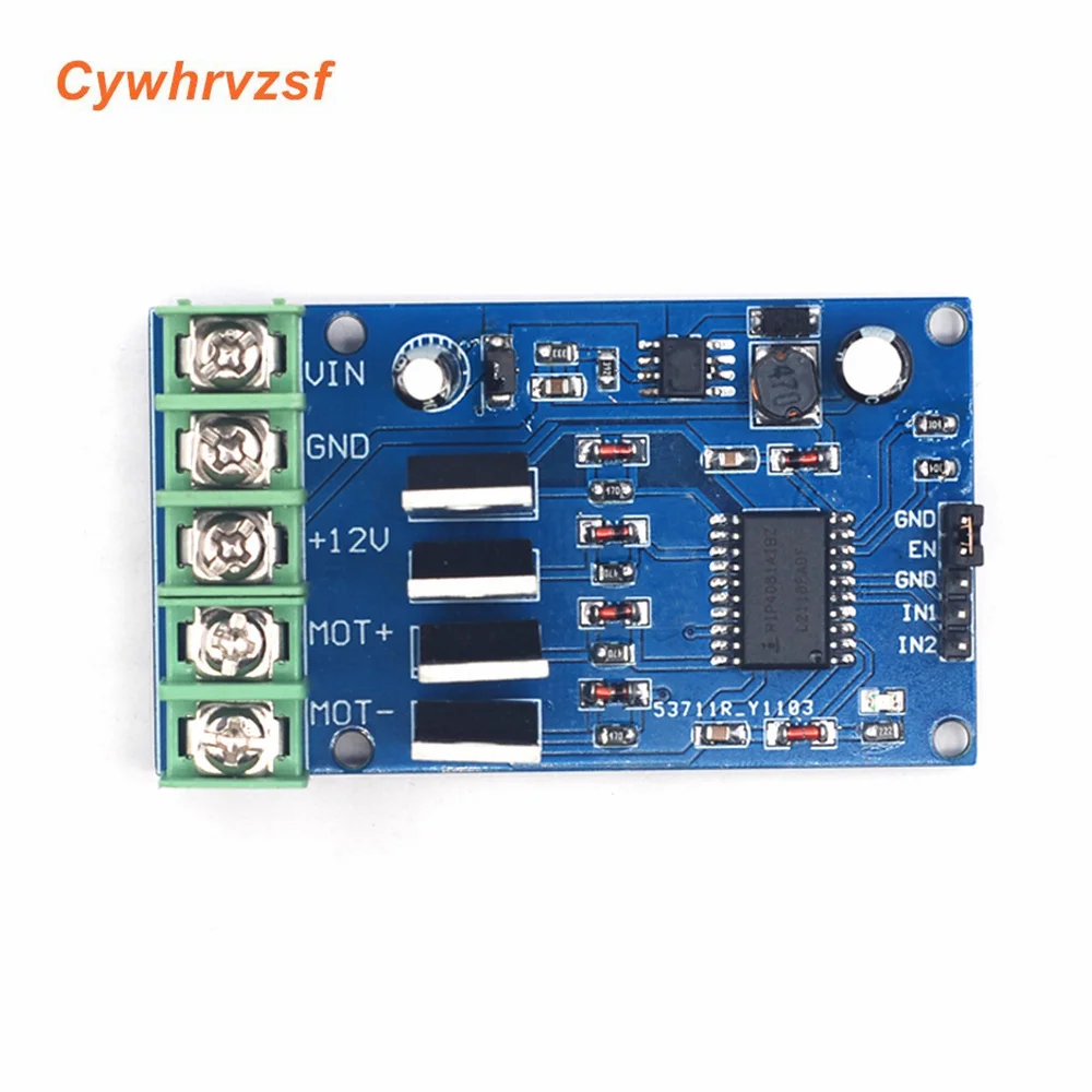 170W DC 5-30V 12-40V High Power H-Bridge Motor Driver Module NMOS Brake Duty Cycle for Motor 4 External NMOS Tubes Two PWM Input