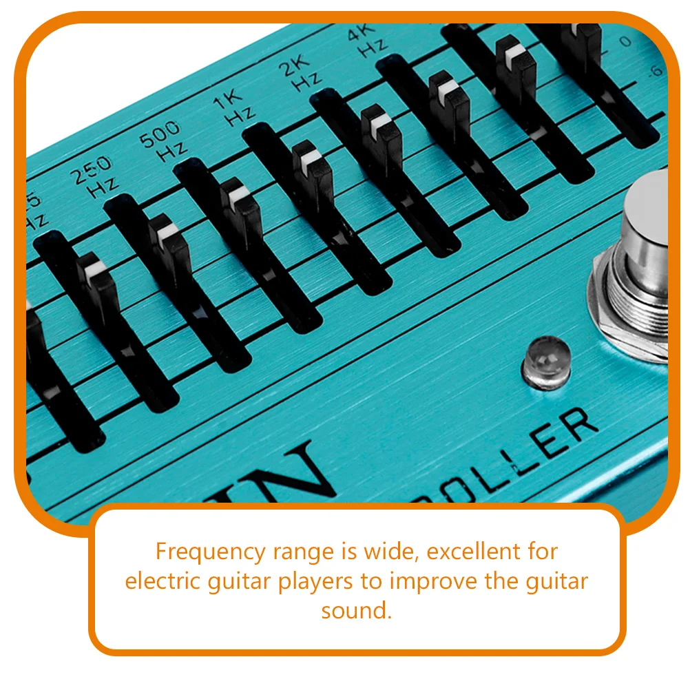 Effect for Electric Guitar Single Effector Effects Sound Guitars Desktop Pedal Aluminum Alloy Distortion Miss