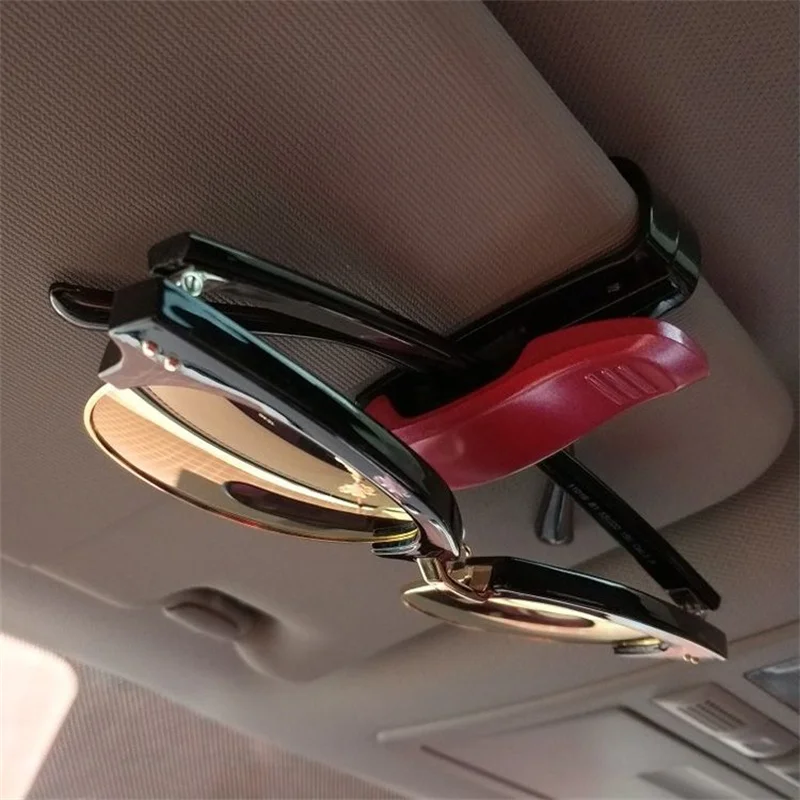

Car glasses clip Multi-functional car sunglasses holder Car eye box Creative car visor storage clip Car accessories