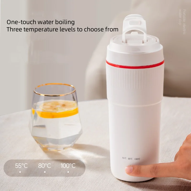 

Portable Electric Kettle 400ml Electric Kettle Electric Water Cup Boiling Water Cup with 3 Temperature Controls