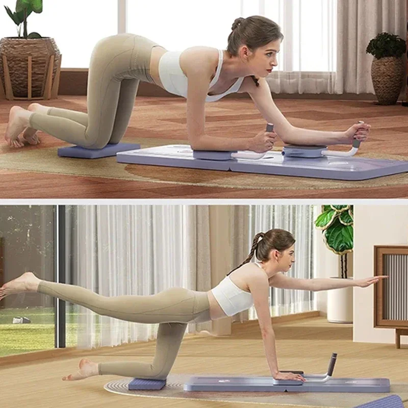 Wholesale Folding Pilates Reformer with Timer Multifunctional Gym Accessories Sports Pilates Board