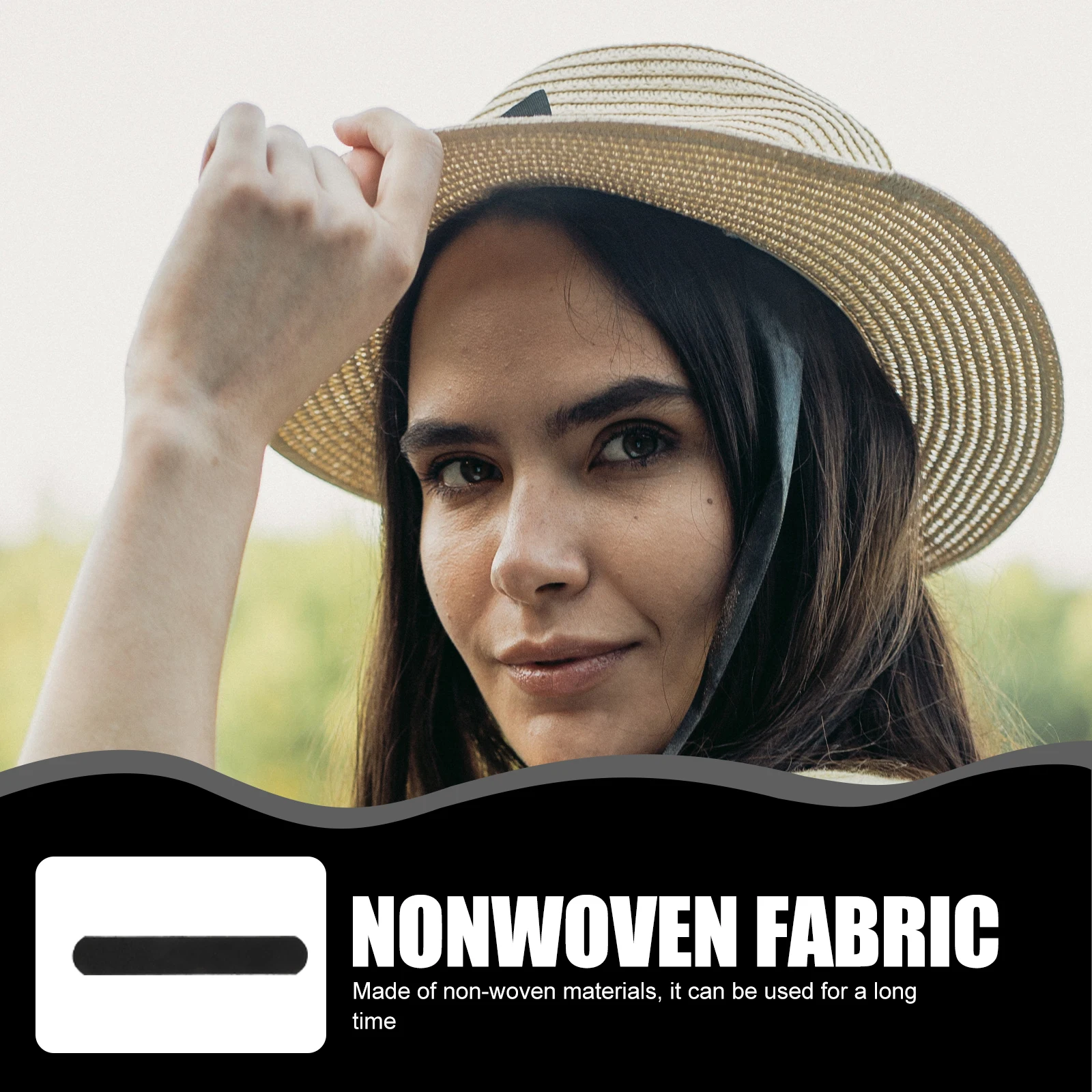 

10 pcs Brim Liner Pads Self Adhesive Hat Sweat Protector For Baseball Cowboy Caps Men Women Breathable Comfortable Hat Sweat