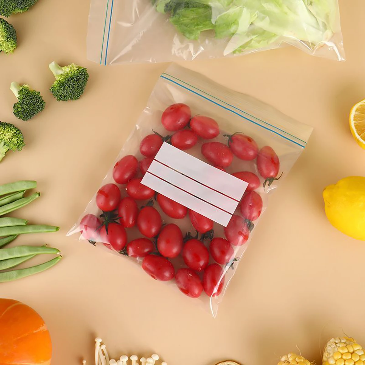 Thickened sealed food storage bags — double‑tendon closure, food‑grade for refrigerator & freezer preservation 2