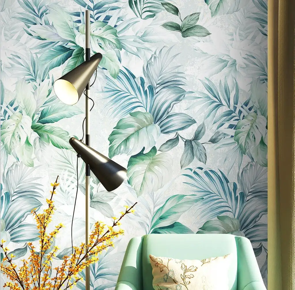 Personalizzato giraffa jungle lush tropical rainforest large mural cafe wallpaper per soggiorno carta da parati autoadesiva home decoratio