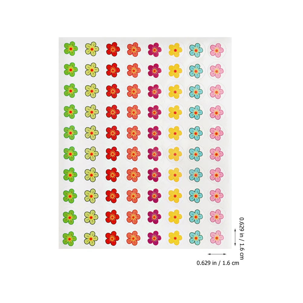 

Small Flower Stickers Cute Reward Stickers For Teachers Decorative Scrapbook -Function Supply