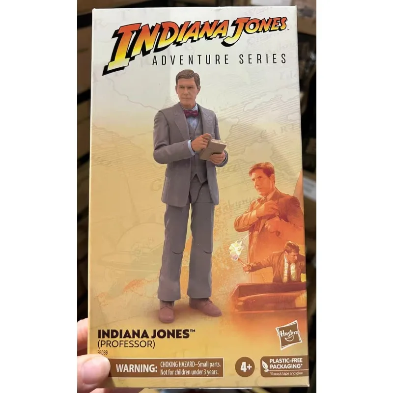 Nuevo Original de Hasbro, Figura de Acción del Profesor Henry Jones de la Serie Aventuras de Indiana Jones, Modelo de Juguete Coleccionable, Regalos para Niños
