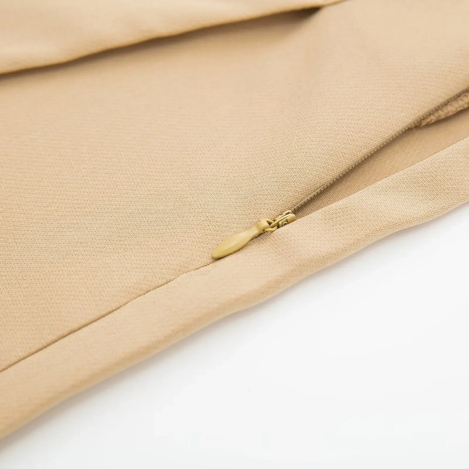 HH Damen Y2k Vintage Einfarbige Shorts mit seitlichem Reißverschluss, schmal geschnitten, hohe Taille, sexy Minirock für Damen, Sommerparty-Shorts, Röcke, Streetwear – Detail 8