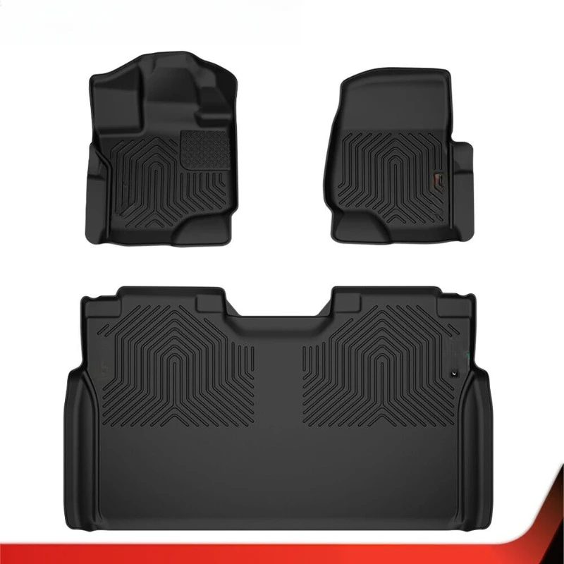 

Fit For 2015-24 Ford F-150/F-150 Lightning Super Crew Cab TPE Floor Mats Liners United States