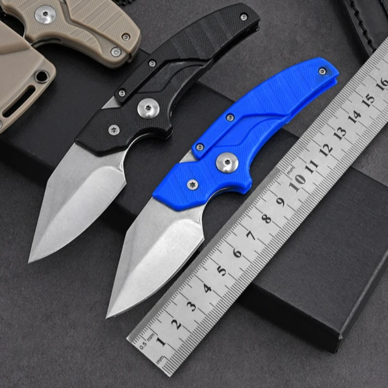 

Wasp Deformed Fixed Blade Knife D2 Blade ABS Handle Outdoor Gear Adjustable Pocket EDC Survival Fruit Tools Knives