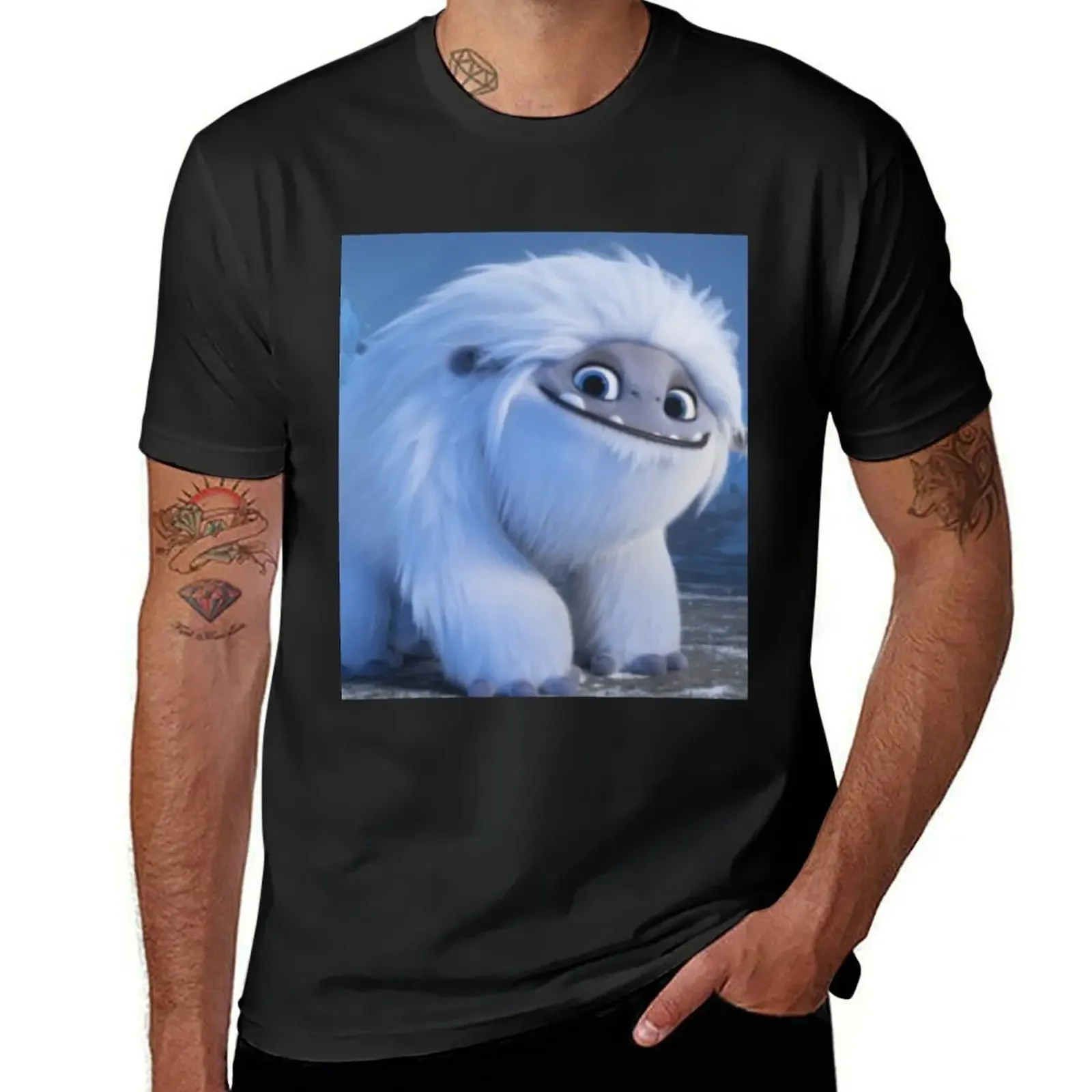 

ABOMINABLE T-Shirt anime clothes blue archive plain Man t-shirt mens plain t shirts