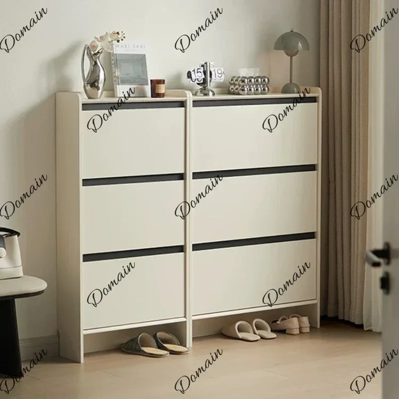 30XX Modern Simple Ultra Thin Tipping Bucket Shoe Cabinet Household Storage Locker Cabinets Shoe Rack Shelf Shoes Organizer Furn