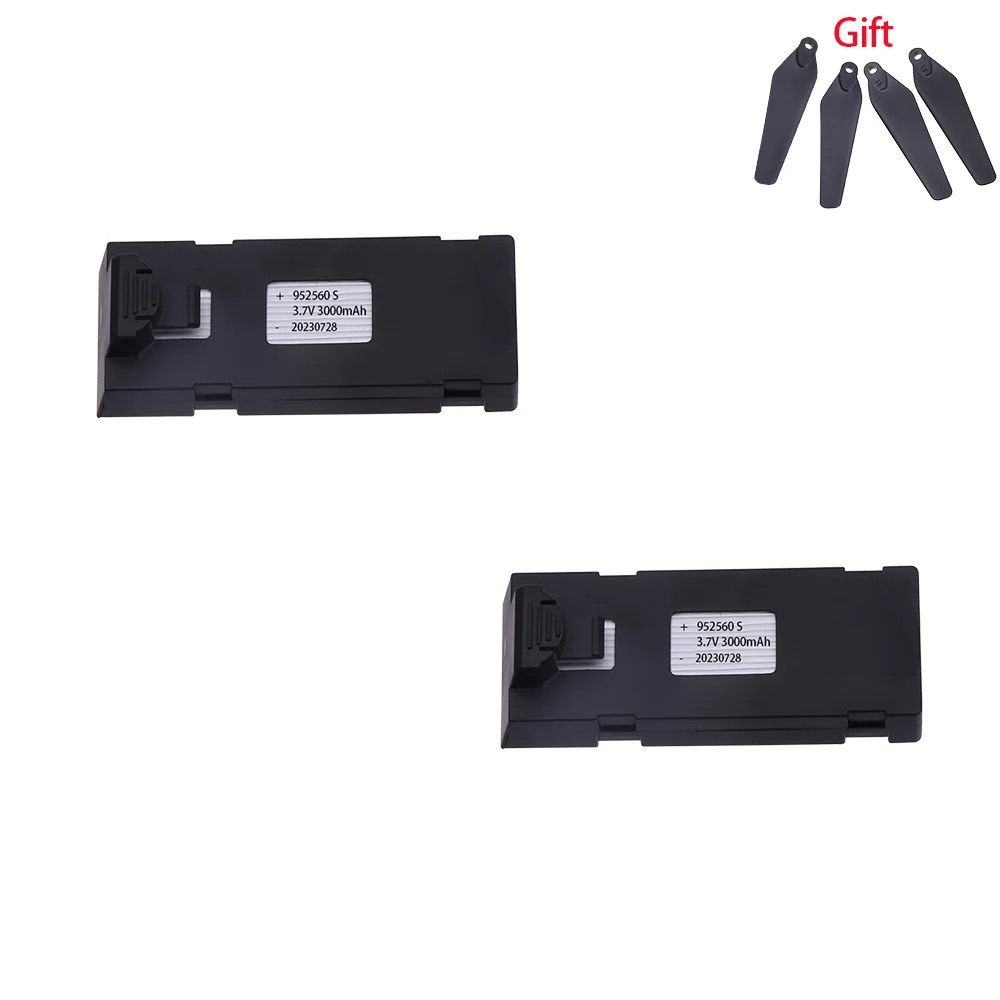 3.7V 3000mAh RC Drone Battery Accessory For E88 E88PRO Ls-E525 E525PRO K1 Mini Uav Drone Battery Special Rc Part 1/2/3/4/5/10Pcs