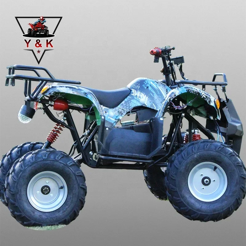 750W Shaft Driver ATV,48V 20a Electric Atv 4 Wheelers,Quad Bike Kids Motorcycle for Adults,timer Control for Commercial Rentals