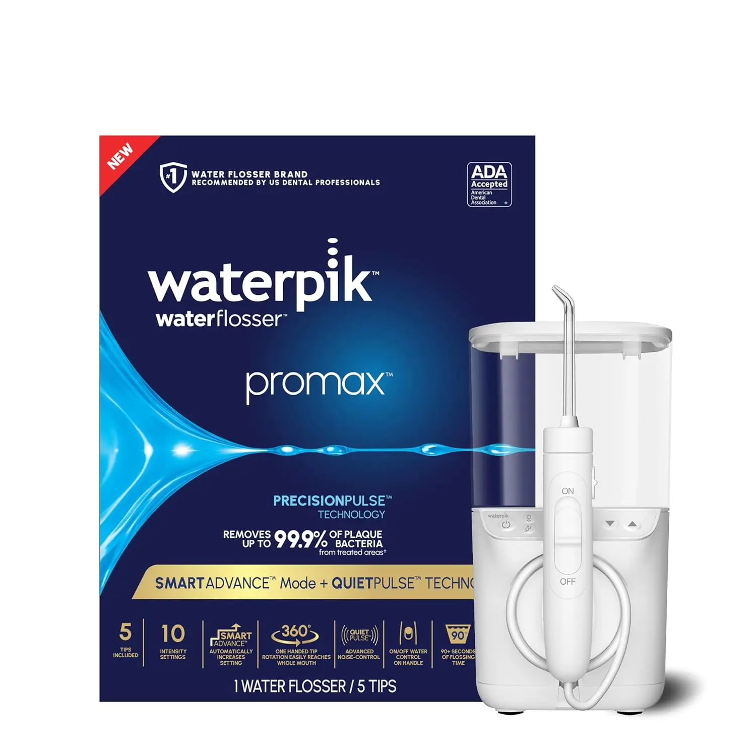 Electric Toothbrush and Water Flosser Combo