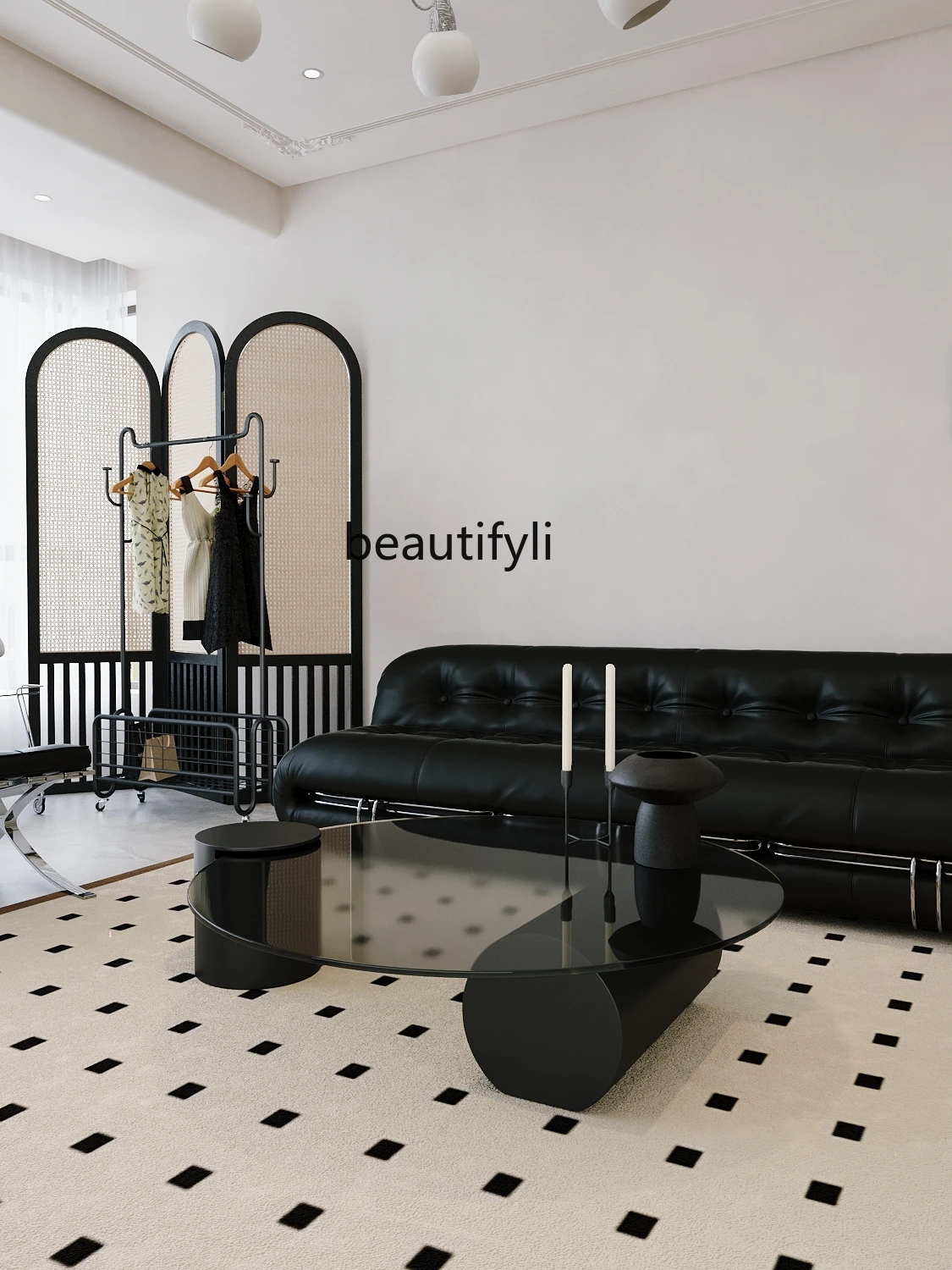 Nowoczesny szklany stolik do kawy salon do domu stolik do herbaty kreatywna geometryczna sztuka okrągła Bubble Tea stolik do herbaty