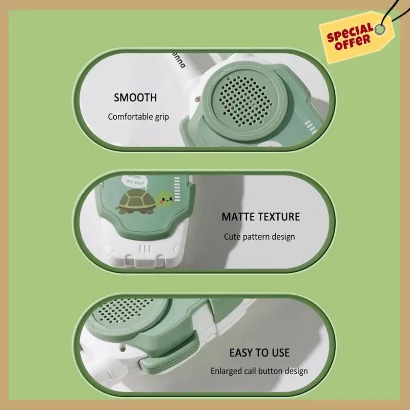 Rendimiento estable-Walkie Talkie para niños Walkie Talkie inalámbrico de dibujos animados 300M plástico portátil teléfono para niños Walkie Talkie juguete intercomunicador