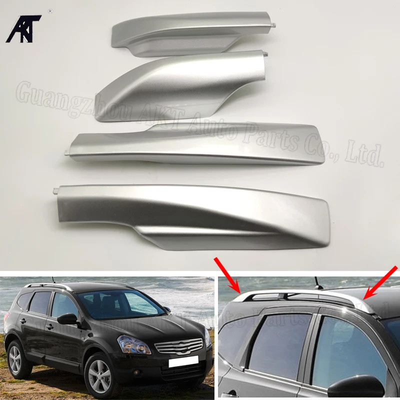 

Roof Rack Cover Roof Bar Roof Rail End Shell For Nissan Qashqai 2008 2009 2010 2011 2012 2013 2014 2015 Luggage rack cover