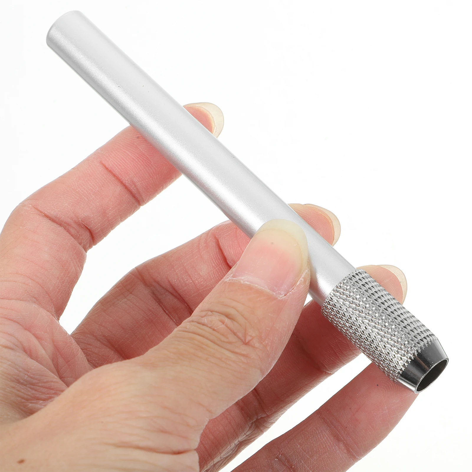 5 قطعة حامل موسع قلم رصاص معدني أداة إطالة فنية لأقلام الرصاص القصيرة ورسم الكتابة ملحقات القرطاسية المحمولة #5