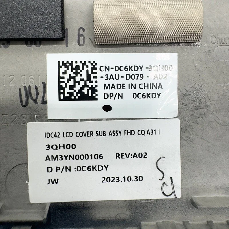 غطاء خلفي LCD جديد 0C6KDY لجهاز Dell Latitude 7440 7450 E7440