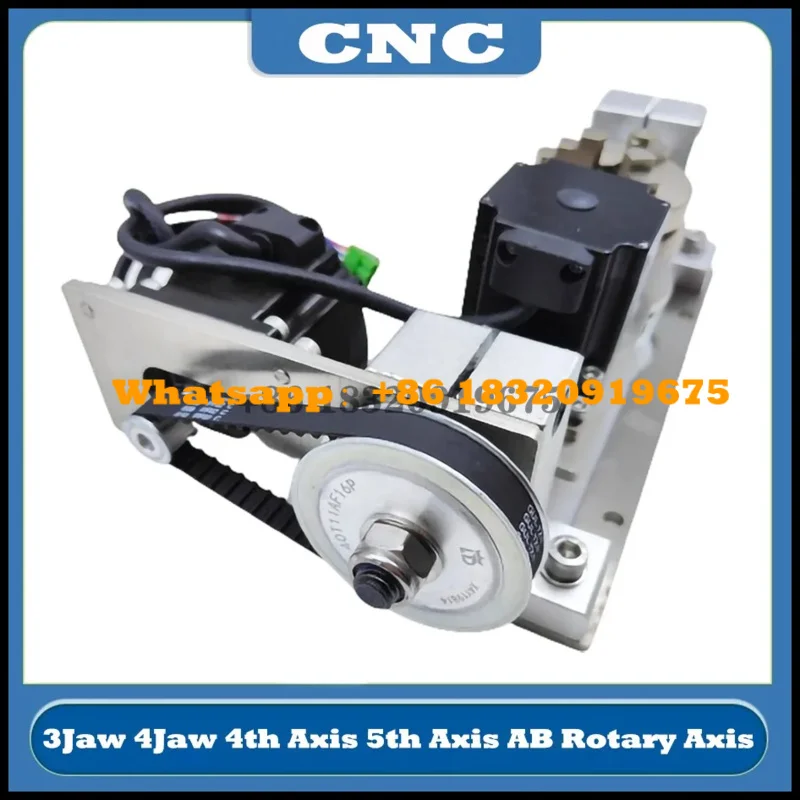 cyclmotion CNC 4Axis 5Axis AB Rotary 3Jaw 4Jaw Center Chuck 60mm Height 55mm DIY  Router Engraving Machine Rotary Tool
