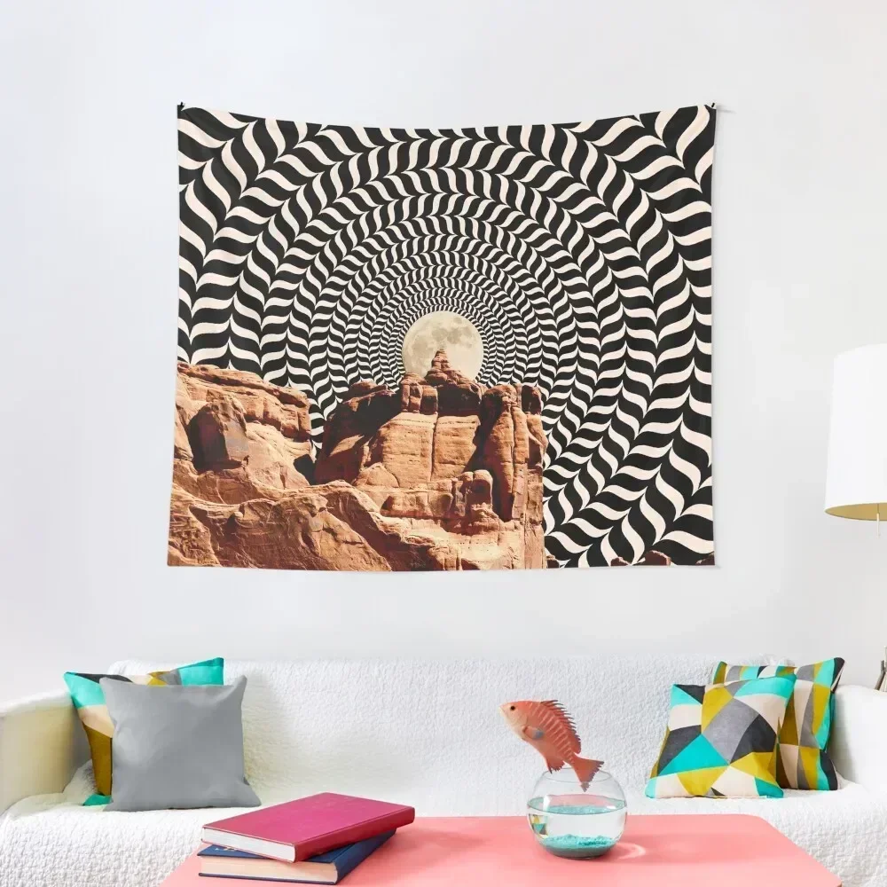 

Illusionary Road Trip Tapestry Decorative Wall Home Decorations Aesthetic Tapestry