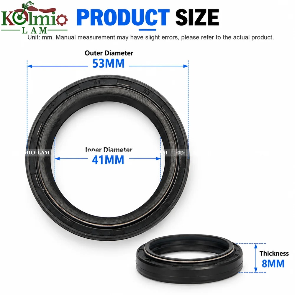 41x53x8 Motorcycle Front Fork Oil Seal Fork Seal For Suzuki AN400 AN650 BURGMAN DR650 GSF400 GSF600 GSF650 GS500 GSX600F 41 53 8