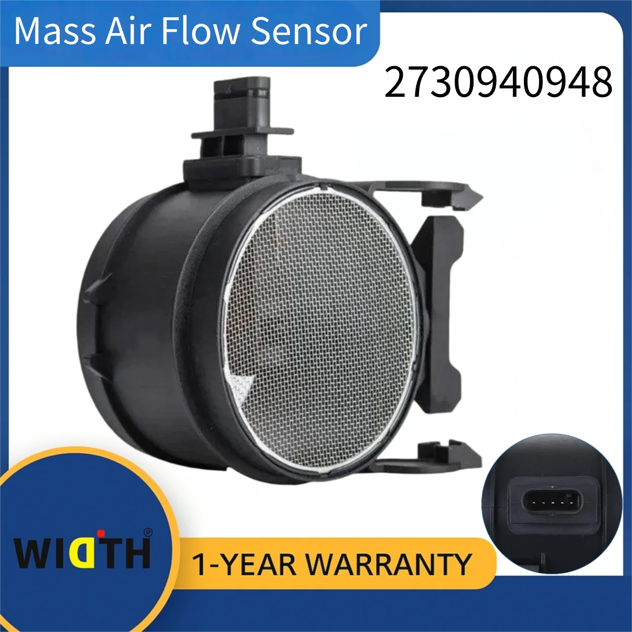 

2730940948 Mass Air Flow Sensor for Mercedes-Benz M273 C500 E500 E550 S500 S550 CL500 2006-2012 | OE Replacement