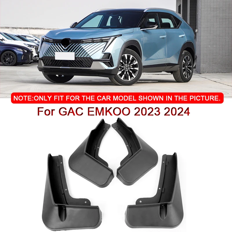 

Fit For GAC EMKOO 2023 2024 Car Styling ABS Car Mud Flaps Splash Guard Mudguards MudFlaps Front Rear Fender Auto Accessories