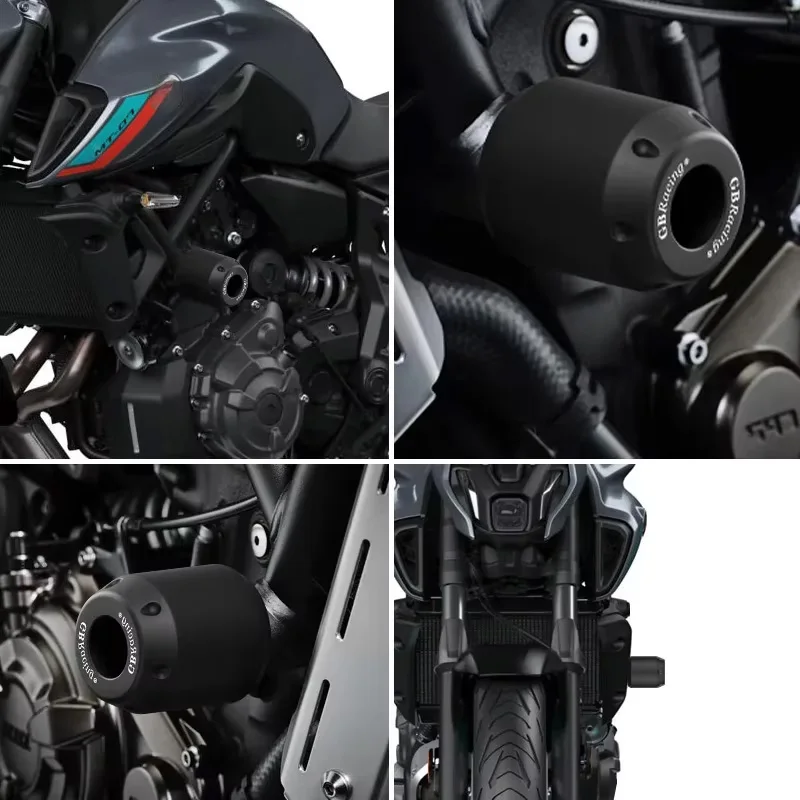 NEW MT07 2013 To 2025+ Frame Slider Crash Protector FZ-07 2013-2022 V2 Frame Sliders XSR700 2016-2022 Motorcycle Crash Mushrooms view 3