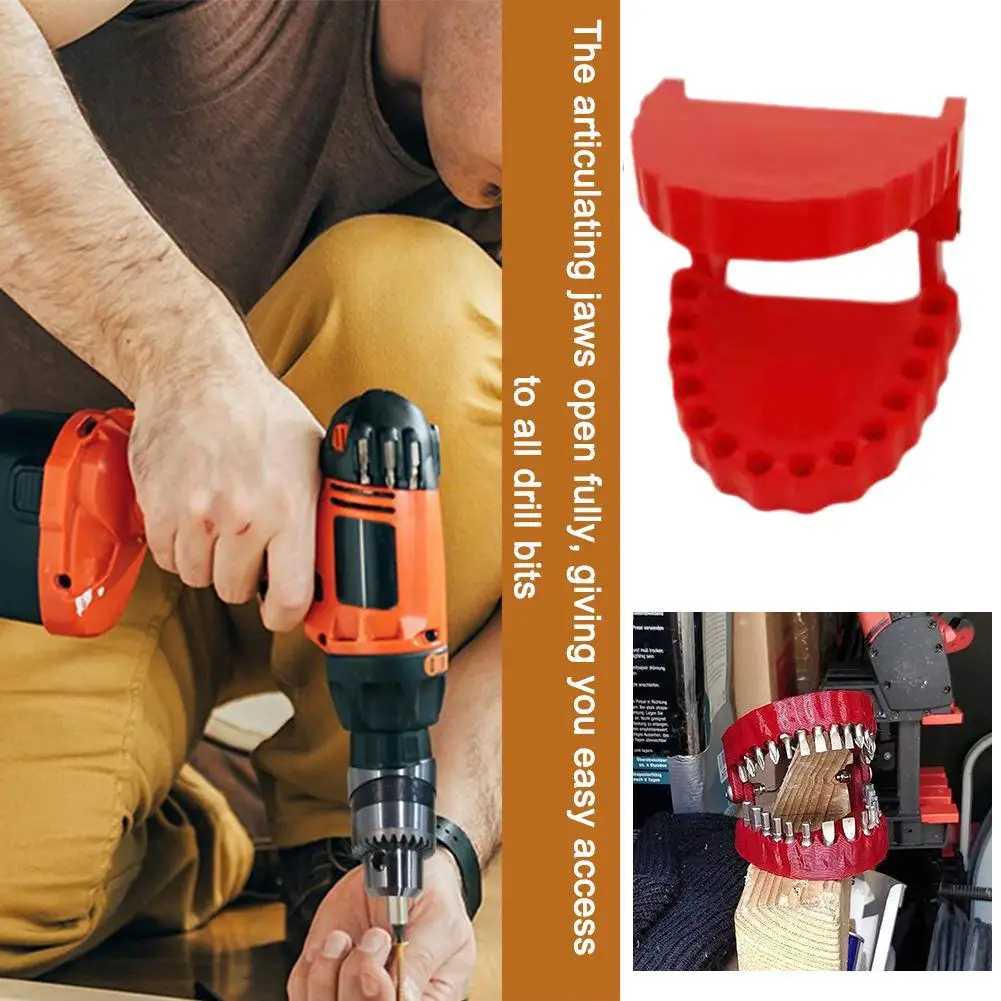 Imagem -04 - Suporte para Broca Dentadura Chave de Fenda Modelo de Dentes Design 6.35 mm 28 Posições Adaptador de Bit Novo