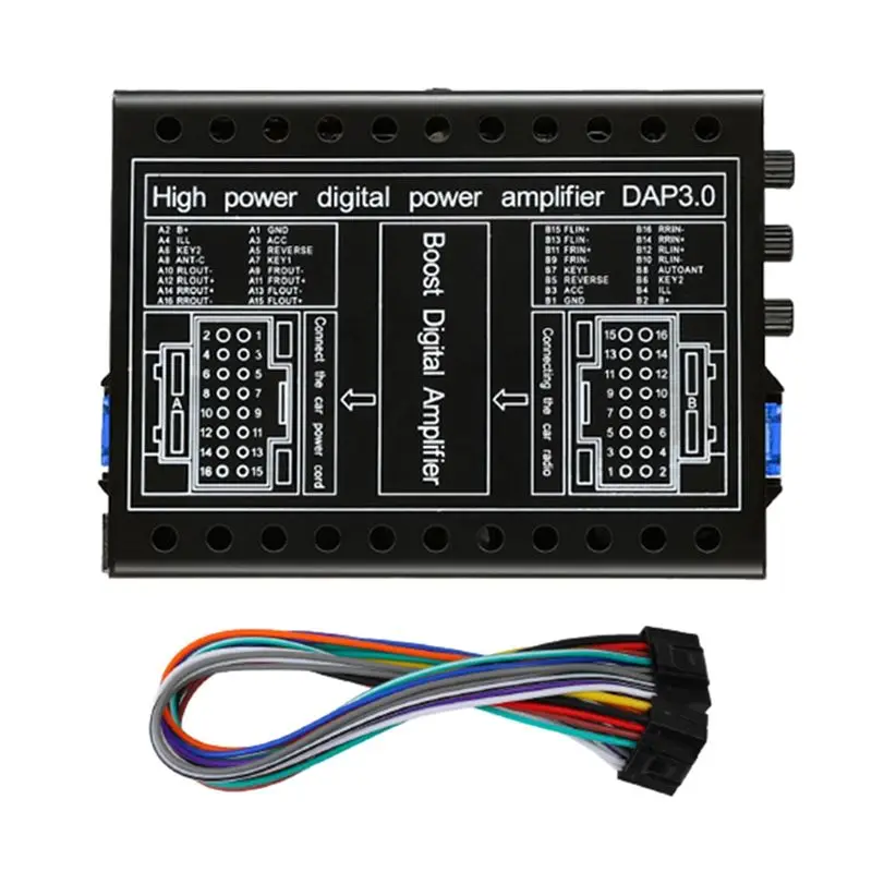 

Автомобильный DSP-усилитель 12В Hi-Fi, цифровой аудиопроцессор 4X60Вт для Android, улучшение звука без потерь - AS55