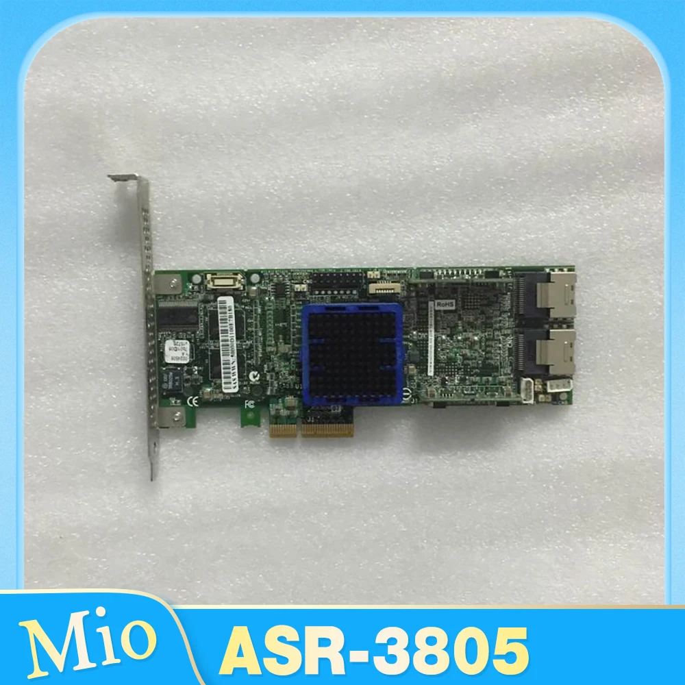 Original For Adaptec ASR-3805/256MB SAS card RAID5 array card ASR-3805