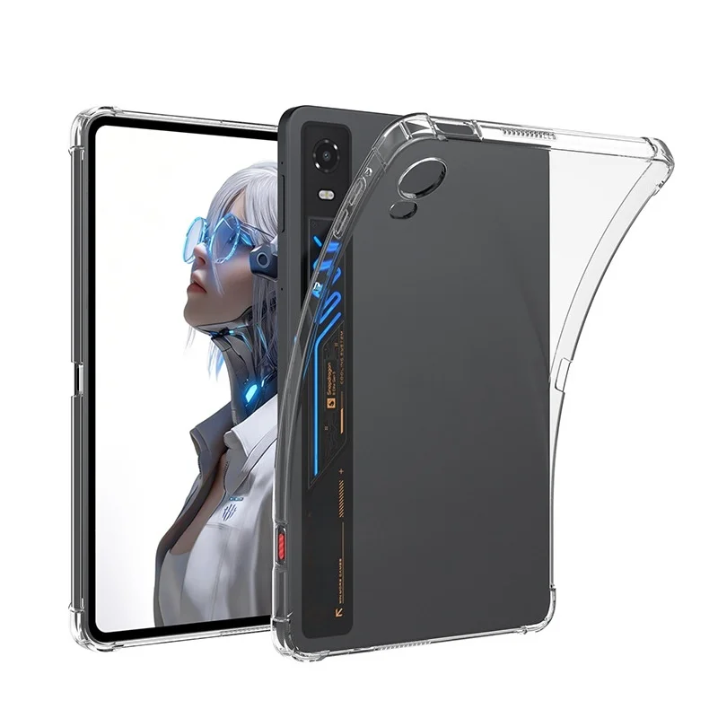 For RedMagic Astra2 Gaming Tablet Transparent Protective Cover TPU Case Anti-Yellow Shockproof Slim Lightweight Tablet Shell
