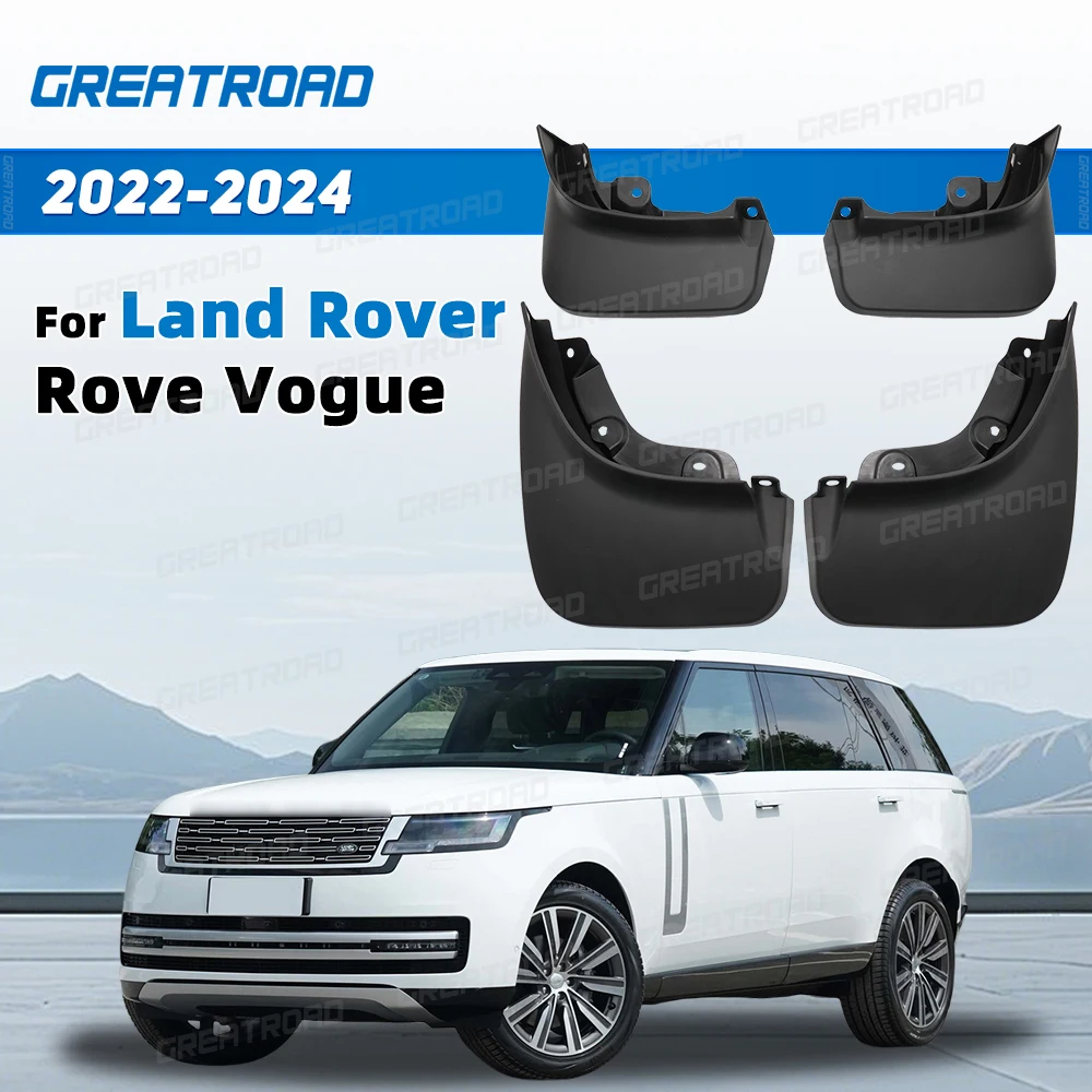 

4Pcs Splash Guard Set For Land Rover Range Rove Vogue 2022 2023 2024 Car Mud Flaps Fender Guards Auto Accessories