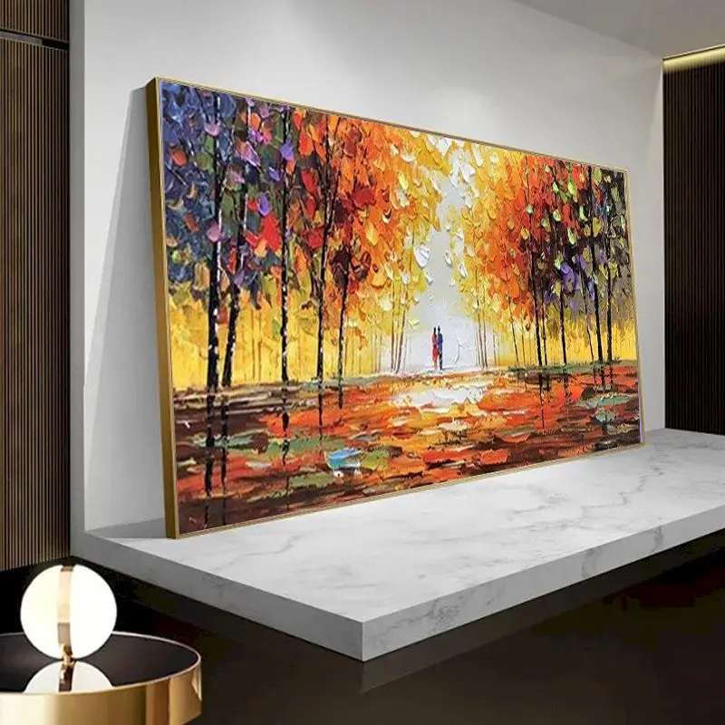 

CHENISTORY 60x120cm Painting By Number Abstract Scenery Kits Picture By Number Street Landscape On Canvas Home Decor