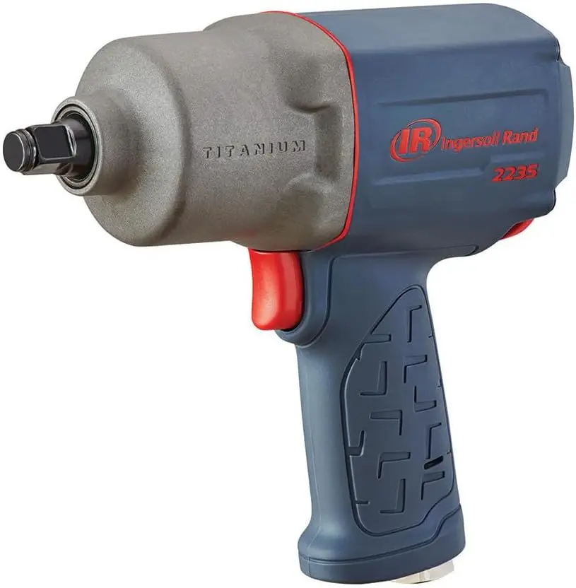 

Ingersoll Rand 2235TiMAX 1/2” Drive Air Impact Wrench – Lightweight 4.6 lb Design, Powerful Torque Output Up to 1,350 ft-lbs