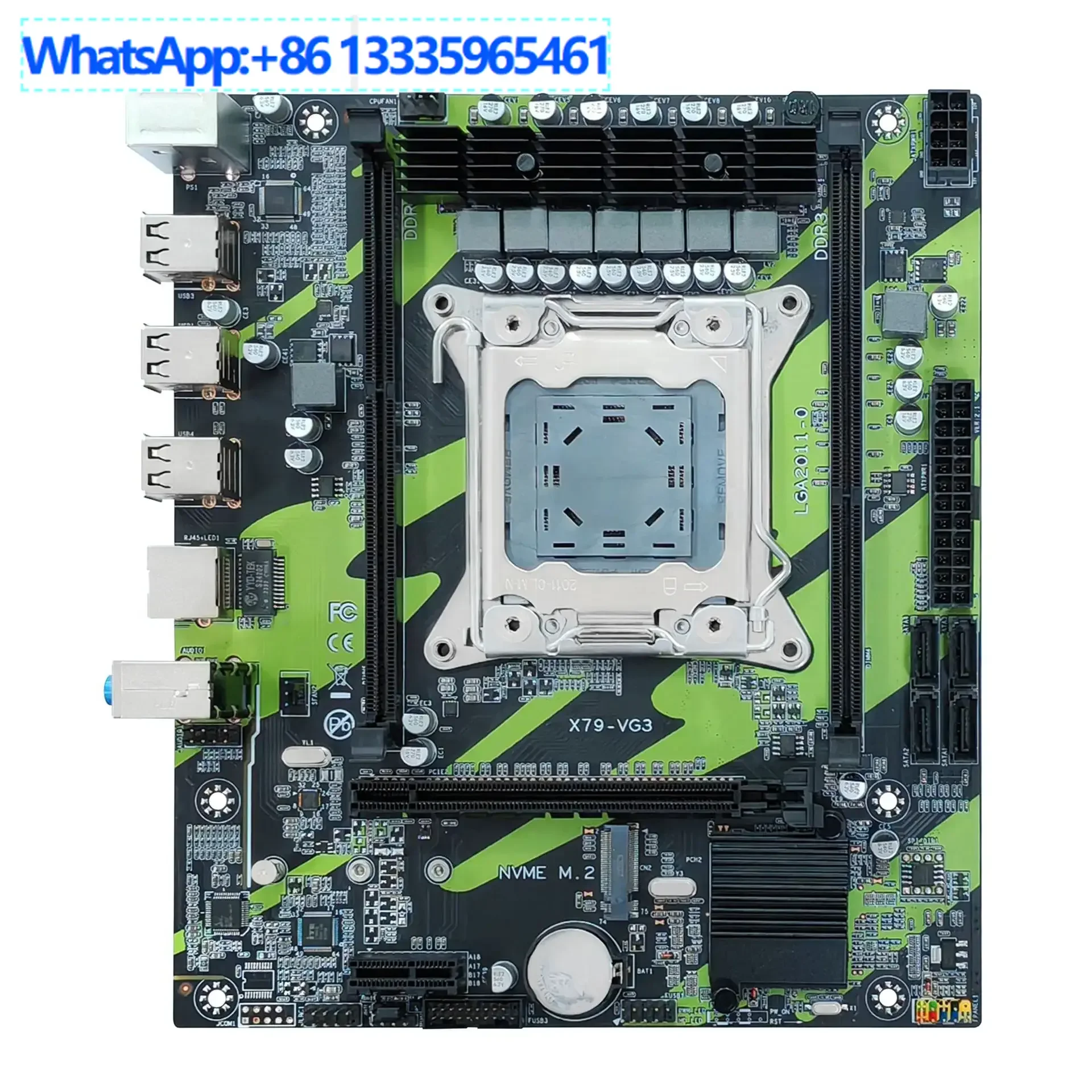 

X79-VG3 desktop main board supports 2011-pin DDR3 two-slot new computer main board